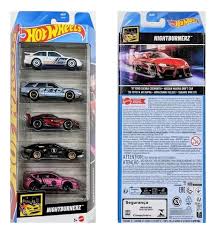 Hotwheels - Pack 5 HW Nightburnerz - JBJ87