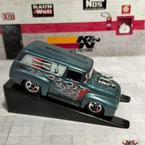 HOTWHEELS - 56 FORD PANEL F100 CINZA ( LOOSE )